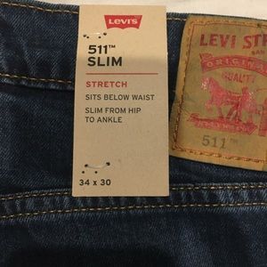 Levi’s Men’s 511 34x30 Slim Fit Jeans